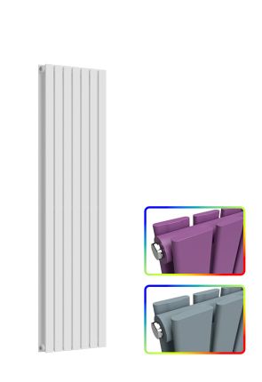 Flat Vertical Radiator - Coloured - 1600 mm x 490 mm - Double