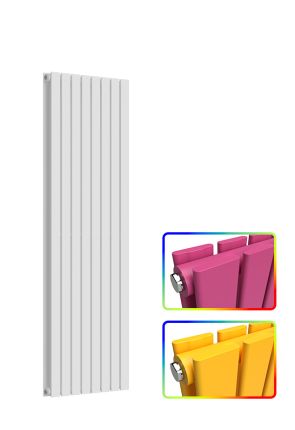 Flat Vertical Radiator - Coloured - 1600 mm x 560 mm - Double