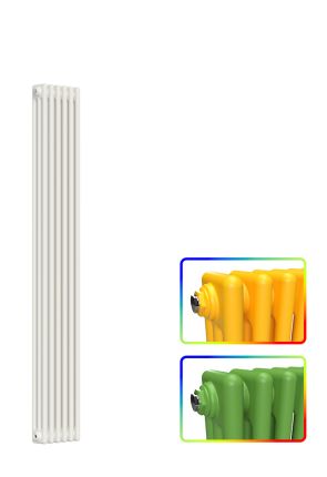 Vertical 3 Column Radiator - Coloured - 1800 mm x 290 mm