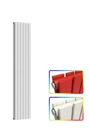Flat Vertical Radiator - Coloured - 1800 mm x 420 mm - Double
