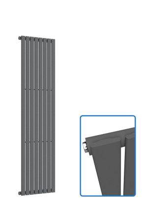 Flat Vertical Radiator - Anthracite Grey - 1800 mm x 560 mm (Single)