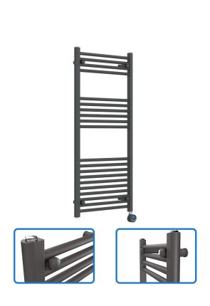 Electric Towel Radiator - Anthracite Grey - 1200 mm x 600 mm