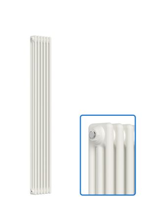 Vertical 3 Column Radiator - White - 1800 mm x 290 mm