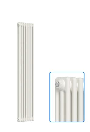 Vertical 3 Column Radiator - White - 1800 mm x 380 mm