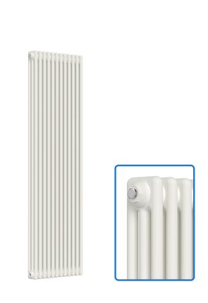 Vertical 3 Column Radiator - White - 1800 mm x 560 mm