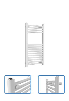 Towel Radiator - White - 800 mm x 500 mm