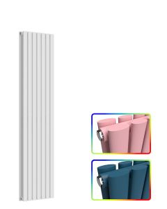 Oval Vertical Radiator - Coloured - 1600 mm x 420 mm - Double