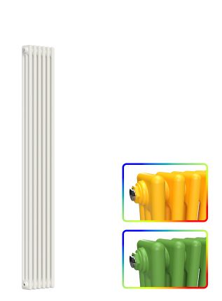 Vertical 3 Column Radiator - Coloured - 1800 mm x 290 mm