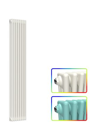 Vertical 3 Column Radiator - Coloured - 1800 mm x 380 mm