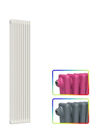 Vertical 3 Column Radiator - Coloured - 1800 mm x 470 mm