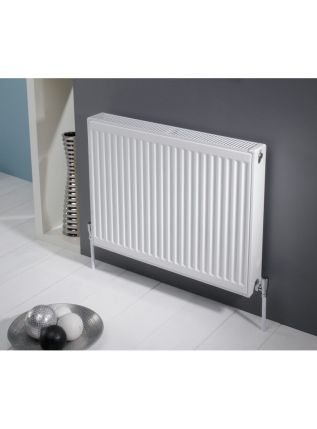 Compact Double Panel Double Convector | Type 22 | K2 - 900 mm x 1100 mm - White