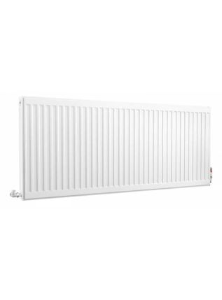 Compact Double Panel Double Convector | Type 22 | K2 - 600 mm x 1500 mm - White