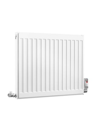 Compact Single Panel Single Convector | Type 11 | K1 - 500 mm x 600 mm - White