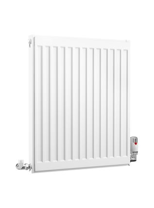 Compact Single Panel Single Convector | Type 11 | K1 - 600 mm x 500 mm - White