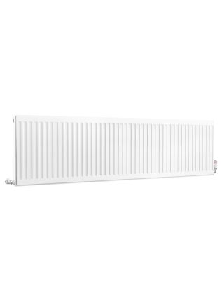 Compact Double Panel Single Convector | Type 21 | P+ - 500 mm x 1800 mm - White