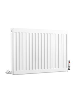 Compact Double Panel Single Convector | Type 21 | P+ - 500 mm x 700 mm - White