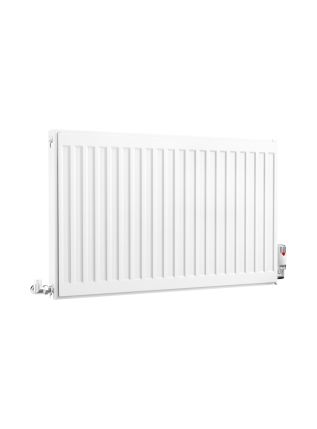 Compact Double Panel Single Convector | Type 21 | P+ - 500 mm x 800 mm - White