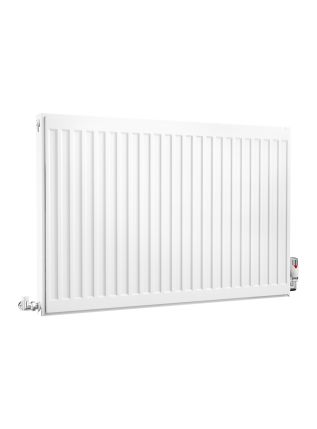 Compact Double Panel Single Convector | Type 21 | P+ - 600 mm x 900 mm - White