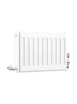 Compact Double Panel Double Convector | Type 22 | K2 - 300 mm x 400 mm - White