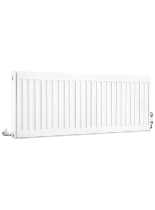 Compact Double Panel Double Convector | Type 22 | K2 - 400 mm x 1000 mm - White