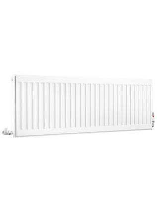 Compact Double Panel Double Convector | Type 22 | K2 - 400 mm x 1100 mm - White