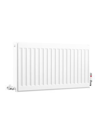 Compact Double Panel Double Convector | Type 22 | K2 - 400 mm x 700 mm - White