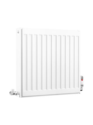 Compact Double Panel Double Convector | Type 22 | K2 - 500 mm x 500 mm - White