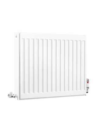 Compact Double Panel Double Convector | Type 22 | K2 - 500 mm x 600 mm - White