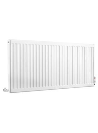 Compact Double Panel Double Convector | Type 22 | K2 - 600 mm x 1200 mm - White