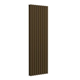 Oval Vertical Radiator - Antique Brass - 1600 mm x 540 mm (Double)