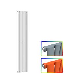 Oval Vertical Radiator - Coloured - 1800 mm x 420 mm - Single