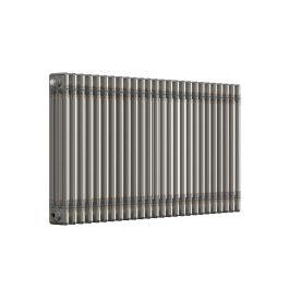 Horizontal 3 Column Radiator - Bare Metal Lacquer - 600 mm x 1190 mm