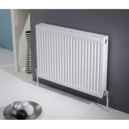 Compact Double Panel Double Convector | Type 22 | K2 - 900 mm x 600 mm - White