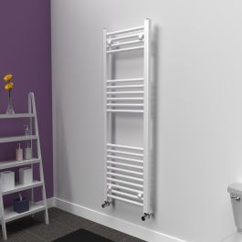 Towel Radiator - White - 1200 mm x 400 mm