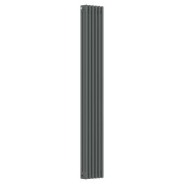 Vertical 3 Column Radiator - Anthracite Grey - 1800 mm x 290 mm