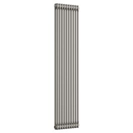 Vertical 2 Column Radiator - Bare Metal Lacquer - 1800 mm x 470 mm