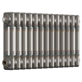 Horizontal 2 Column Radiator - Bare Metal Lacquer - 300 mm x 605 mm