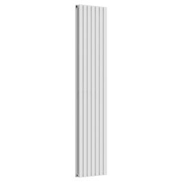 Oval Vertical Radiator-White-1800 mm x 420 mm (Double)