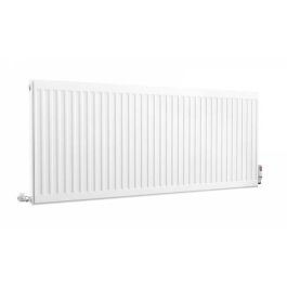 Compact Double Panel Single Convector | Type 21 | P+ - 600 mm x 1500 mm - White