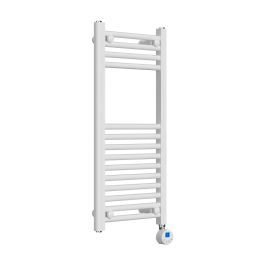 Electric Towel Radiator - White - 800 mm x 400 mm