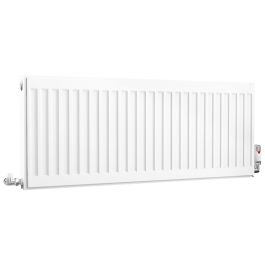 Compact Double Panel Single Convector | Type 21 | P+ - 400 mm x 1000 mm - White