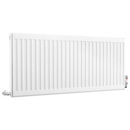 Compact Double Panel Single Convector | Type 21 | P+ - 500 mm x 1100 mm - White