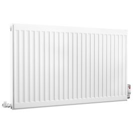 Compact Double Panel Single Convector | Type 21 | P+ - 600 mm x 1000 mm - White