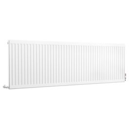 Compact Double Panel Single Convector | Type 21 | P+ - 600 mm x 1800 mm - White