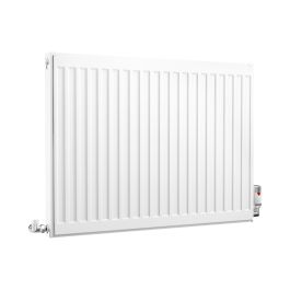 Compact Double Panel Single Convector | Type 21 | P+ - 600 mm x 800 mm - White